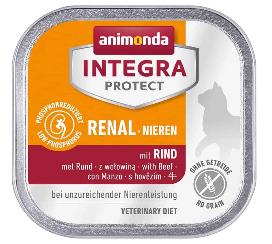 Animonda Integra Protect Nieren Katzen Nassfutter Bei Niereninsuffizienz Mit Rind X G Am