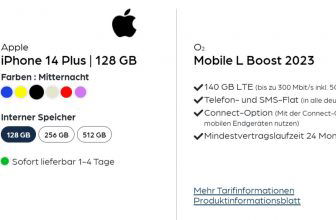 iPhone Plus + o Mobile L Boost mit GB