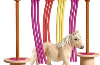 schleich Pony mit Flattervorhang