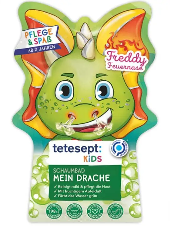 tetesept Kinder Badespaß Schaumbad Mein Drache 15x40ml ab 8,42 € inkl. Prime-Versand (statt 14,25 €)