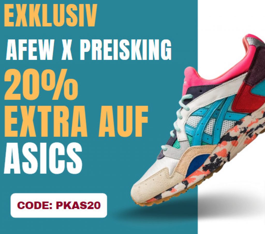 Afew Asics – Instagram Beitrag