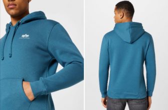 ALPHA INDUSTRIES Regular Fit Sweatshirt in Blau ABOUT YOU