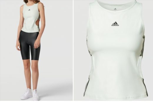 Adidas Sportswear Damen Tanktop mit seitlichen Cut Outs