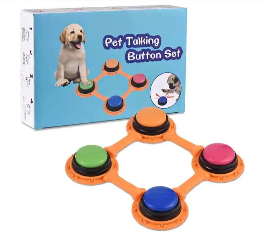 Ailgely Answer Buzzers, Buzzer mit Aufnahmefunktion, Hunde Buzzer,Geräusche Summer für 15,92 € inkl. Prime-Versand (statt 26,99 €)