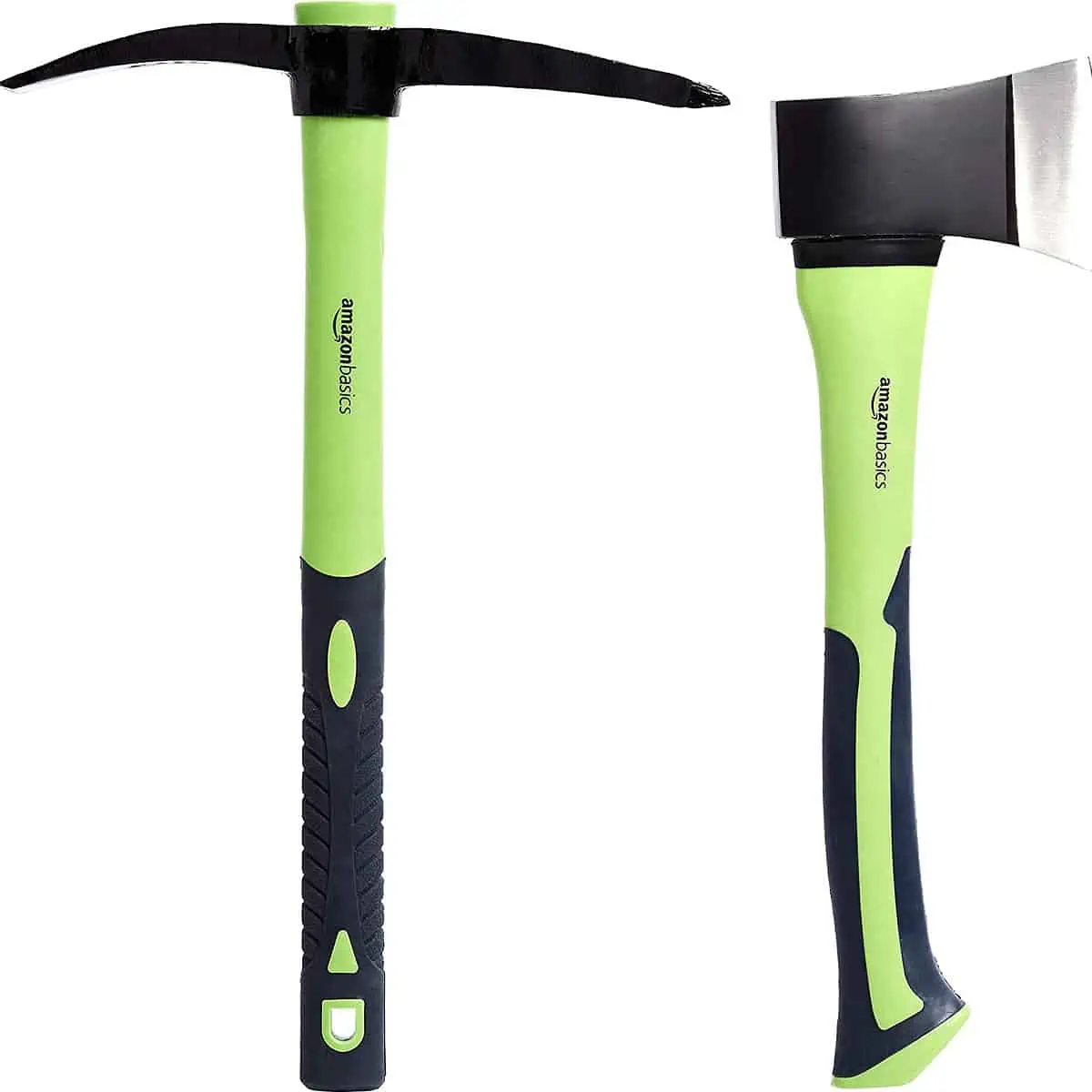 Amazon Basics – Axt (37 cm) und Mini-Spitzhacke (38 cm) im Set für 20,99 € inkl. Prime-Versand (statt 37,39 €)