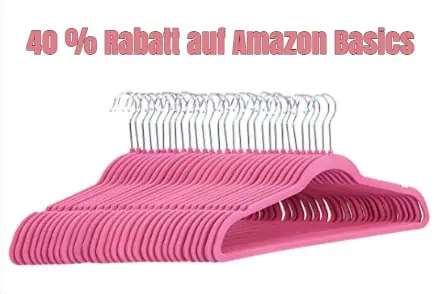 40 % Rabatt auf über 500 Amazon-Basics Artikel