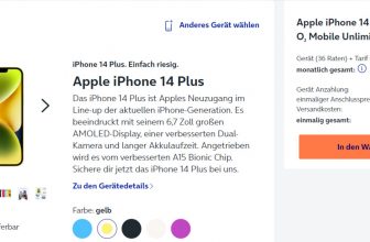 Apple iPhone Plus + O Mobile Unlimited Smart