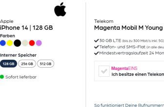 Apple iPhone + Telekom Magenta M Young GB G