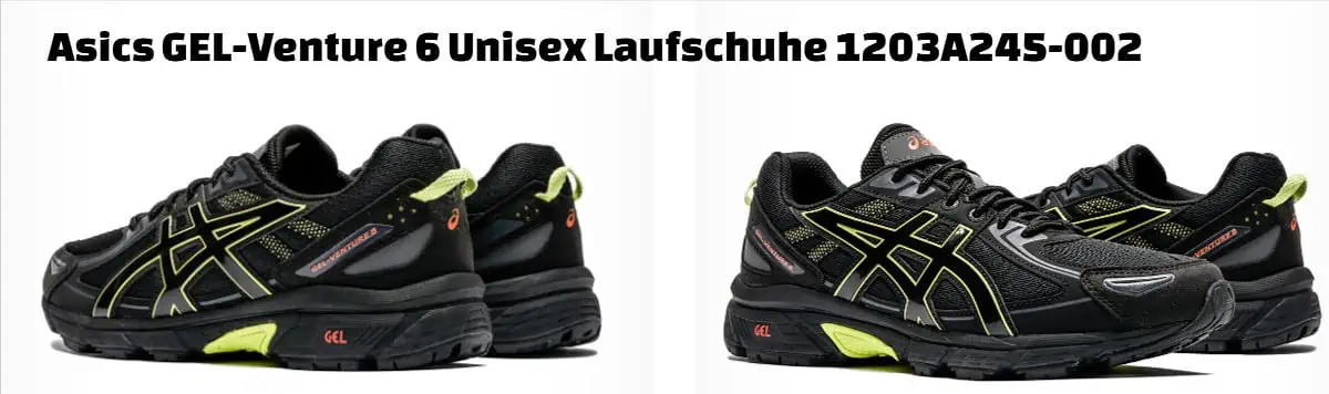 [Exklusiv] Asics GEL-Venture 6 Unisex Laufschuhe 1203A245-002 (Gr. 38 bis 47) für 59,96 € inkl. Versand