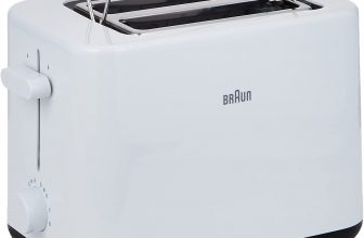 BRAUN Toaster (HTWH) mit Aufwärm und Auftaufunktionen in weiß oder schwarz