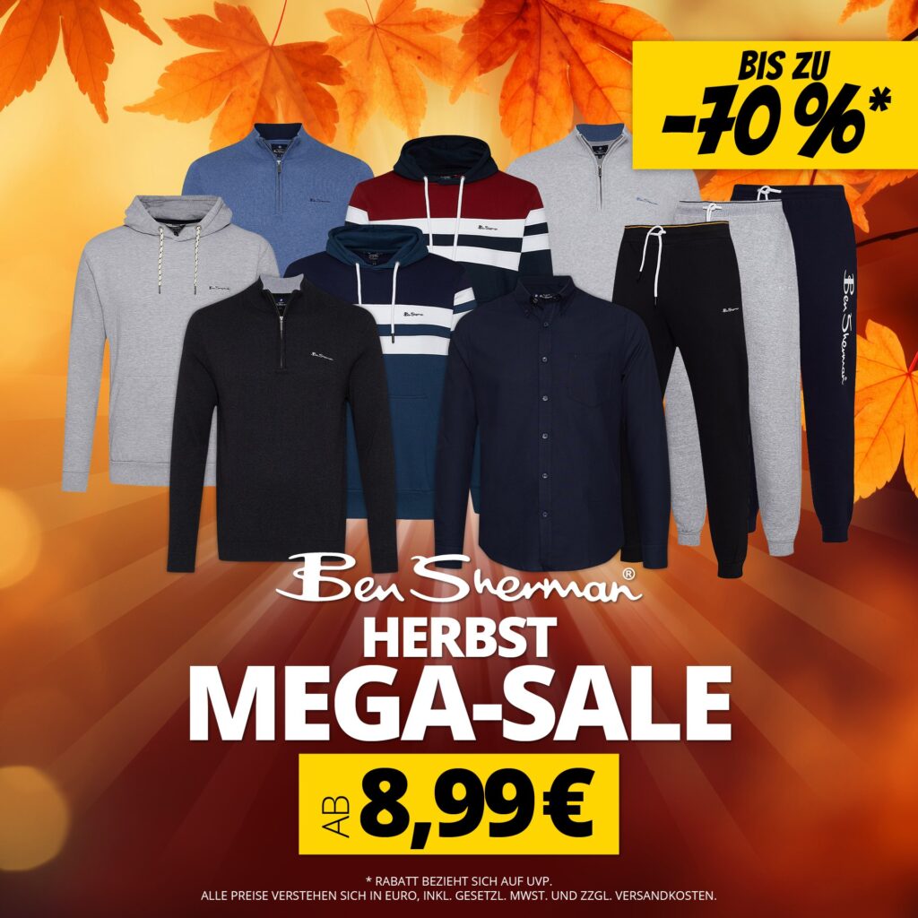 Ben Sherman Herbst Mega Sale