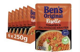 Ben s Original Express Risotto Fertiggerichte Tomaten italienische Kräuter Packungen x g Amazon de Lebensmittel Getränke