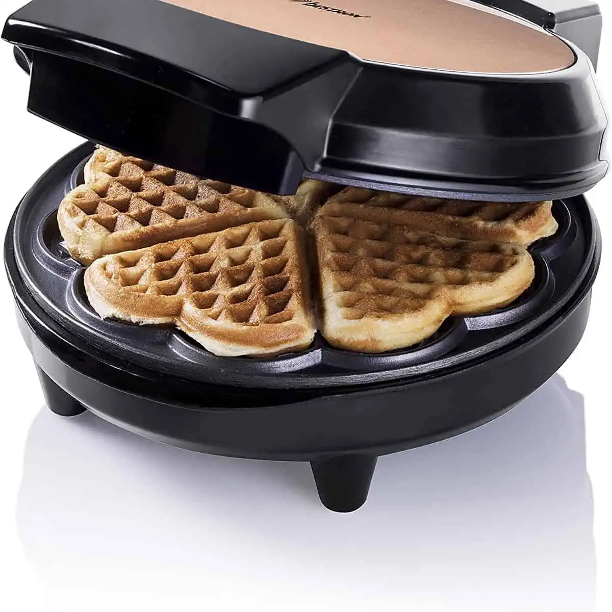 Bestron Waffeleisen für klassische Herzwaffeln für 16,99 € inkl. Prime-Versand