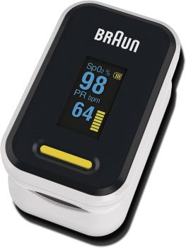 Braun Healthcare Pulsoximeter (Sauerstoffsättigung, Blutsauerstoffgehalt, klinisch genaues) YK CEU