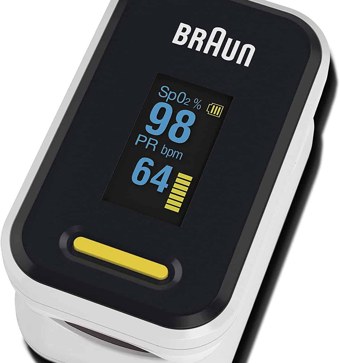 Braun Healthcare Pulsoximeter (Sauerstoffsättigung, Blutsauerstoffgehalt, Klinisch Genaues) Yk Ceu