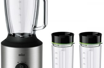 Braun PowerBlend JB Standmixer + Smoothie ToGo Flaschen