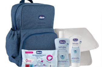 CHICCO NATURAL SENSATION WICKELRUCKSACK ENTHÄLT BABY SCHAMPOO & KÖRPERBAD – OHNE TRÄNEN ML,