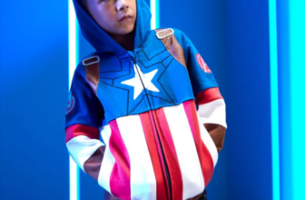 Captain America Kapuzensweatshirt mit Reißverschluss für Kinder shopDisney