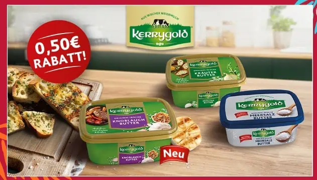 Kerrygold Butter für 0,99 € [Kaufland + Scondoo]