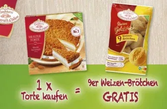 Coppenrath & Wiese Torte kaufen + er Unsere Goldstücke Weizen Brötcen gratis