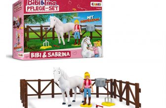 Craze Bibi und Tina Spielzeug Pflege Set BIBI & Sabrina Pony Spielset Spielfiguren Bibi und Tina Fig