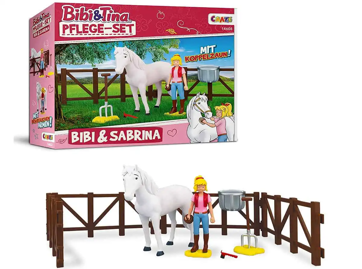 Craze Bibi und Tina Spielzeug Pflege Set für 10,20 € inkl. Prime-Versand (statt 21,90 €)