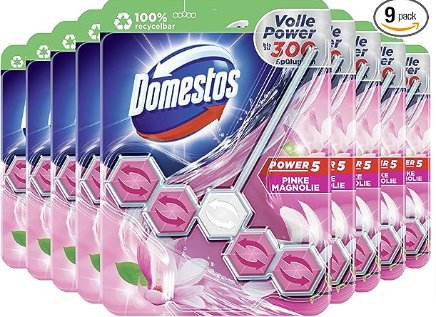 Domestos Power 5 WC-Stein Magnolie  9×55 g ab 10,03 € inkl. Prime-Versand (statt 16,11 €)
