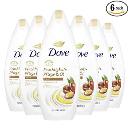 Dove Duschgel Feuchtigkeits-Pflege & Öl Pflegedusche 6er Pack (6x250ml) ab 8,04 € inkl. Prime-Versand