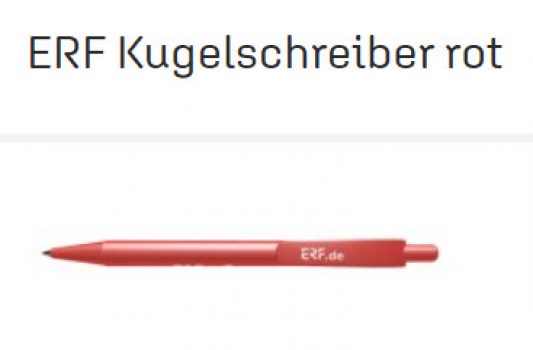 ERF Kugelschreiber rot ERF Shop