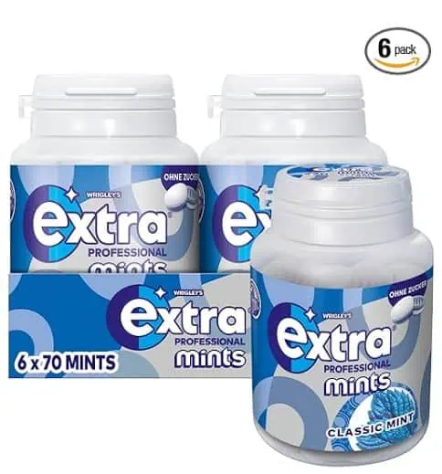 EXTRA Professional Classic Mint Lutschpastillen 6er Pack (6 x 70 Dragees) ab 7,15 € inkl. Prime-Versand