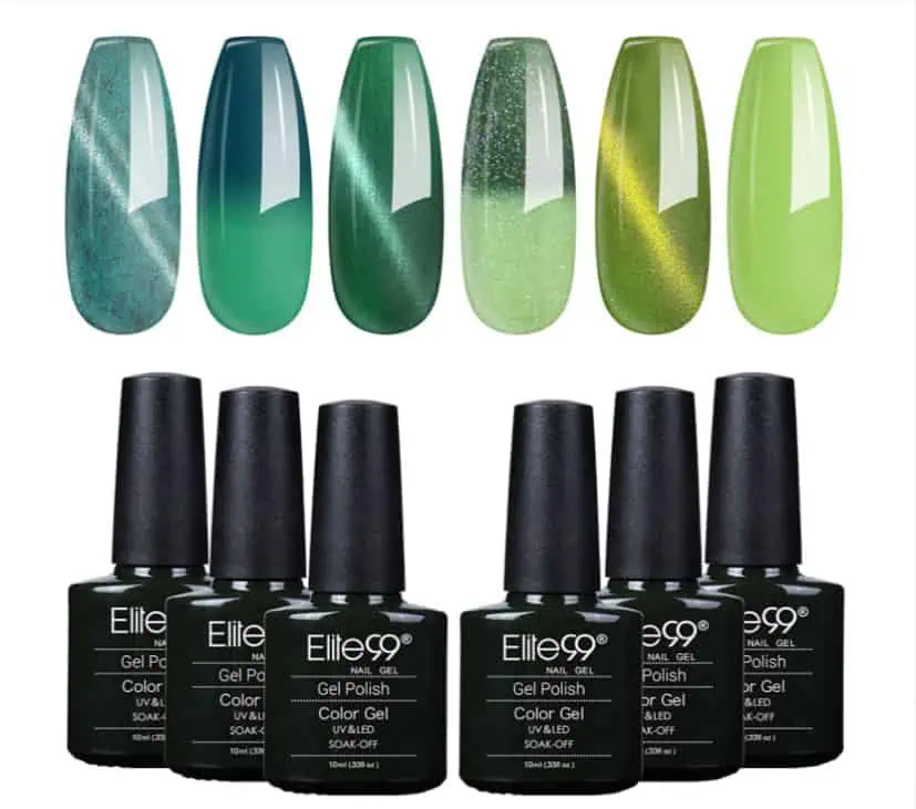 Elite99 Nagellack, semi-permanent, UV-Gel LED Farbeserie Rotwein, Burgunder, Soak-off 10ml Set 005 für 3,99 € inkl. Versand (statt 7,90 €)