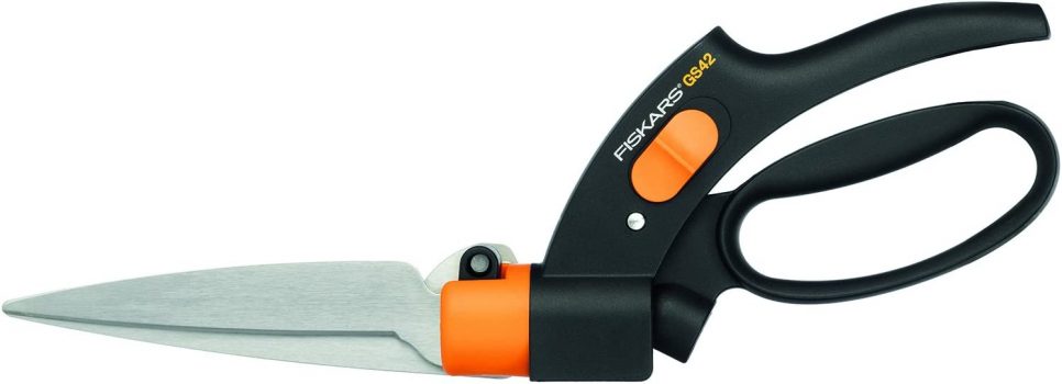 Fiskars Rasenkantenschere (mit Servo System, Handlich, Länge cm)