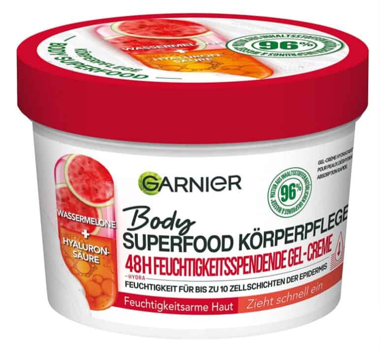 Garnier Erfrischende Körperpflege Für Trockene Haut Body Butter Mit Wassermelone