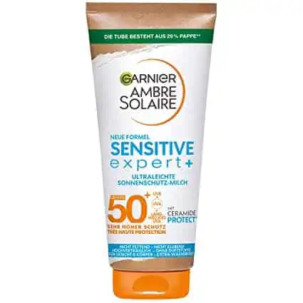 Garnier Solaire Sonnenmilch sensitive expert+ LSF 50+ 175ml ab 5,40 € inkl. Prime-Versand