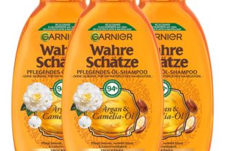 Garnier Wahre Schätze Pflegendes Öl Shampoo Argan Camelia Öl pflegt