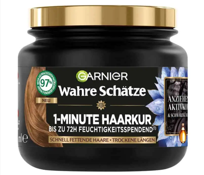 Garnier Wahre Schätze ausgleichende Charcoal Haarmaske, 340ml ab 2,99 € inkl. Prime-Versand (statt 4,95 €)
