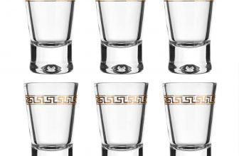 Glasmark KROSNO, ml, Set von , Schnapsgläser, Wodka Gläser, Shotgläser Set Glas, Stamper für Alko