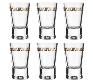 Glasmark KROSNO, ml, Set von , Schnapsgläser, Wodka Gläser, Shotgläser Set Glas, Stamper für Alko