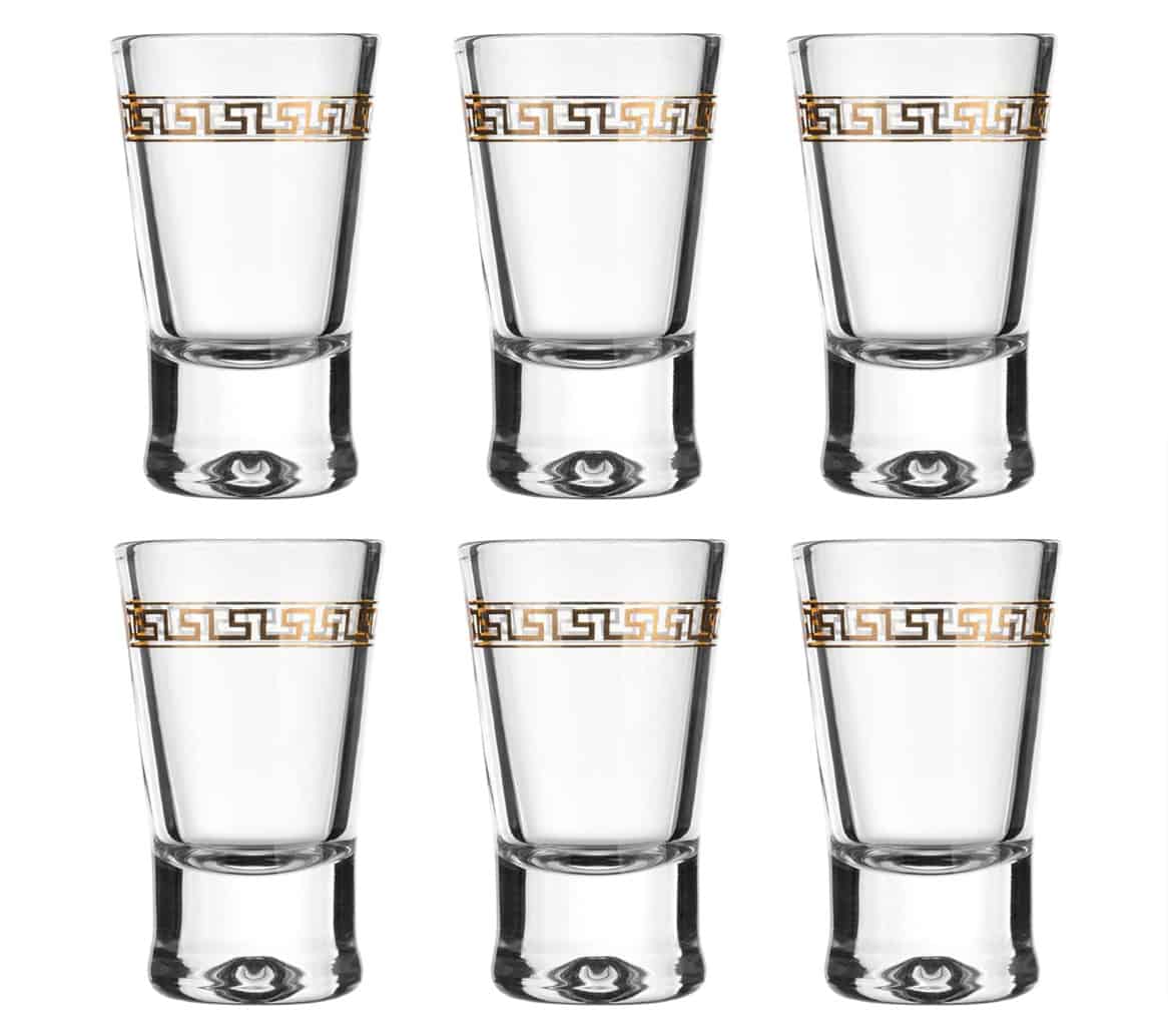 Glasmark Krosno, Ml, Set Von , Schnapsgläser, Wodka Gläser, Shotgläser Set Glas, Stamper Für Alko