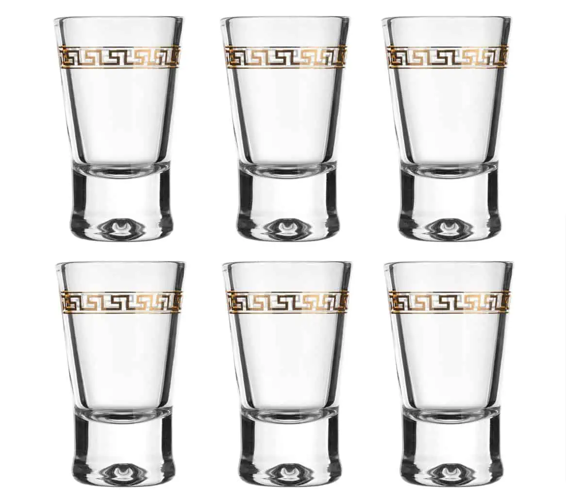 Glasmark KROSNO, 25ml, Set von 6 Schnapsgläser für 3,76 € inkl. Versand