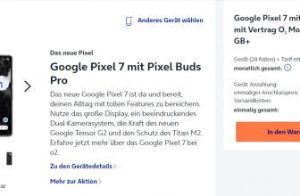 Google Pixel + Pixel Buds Pro +O Mobile M mit GB