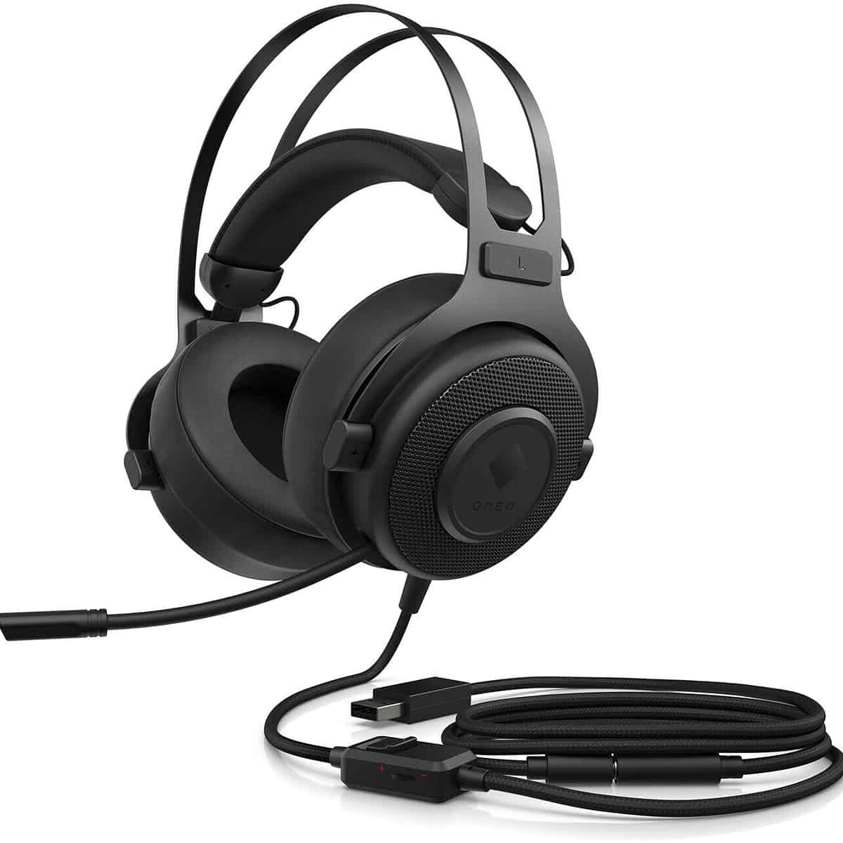 Hp Omen Blast Gaming Headset (Over Ear, Geschlossen, Usb Oder .Mm Klinke Für Pc &Amp; Konsolen, Virtual Surround, M Kabel)