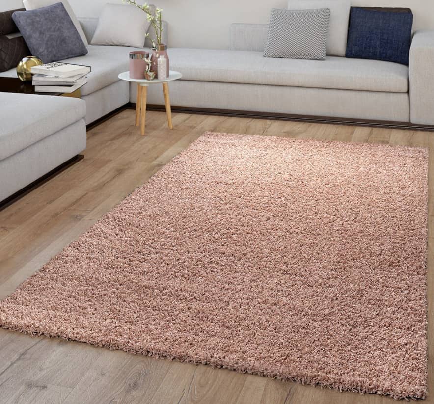 Hochflor Teppich Teppich Hochflor Wohnzimmer Shaggy Soft Tt Home Rechteckig Höhe Mm