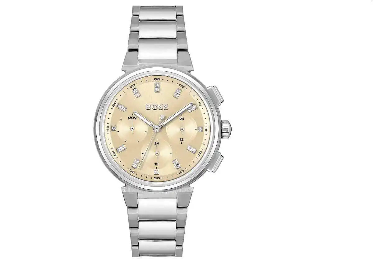 Hugo Boss One Champagne Dial Watch Damenuhr für 182,90 € inkl. Versand (statt 224,99 €)