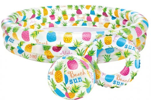 Intex Pool Set Kugel und Ananas Rettungsring, mehrfarbig, x cm, Amazon.de Sp