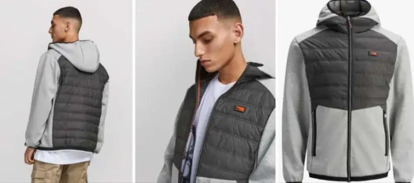 Jack & Jones Jcotoby Hybrid Jacket Noos in Grau für 17,99 € inkl. Versand (statt 38,00 €)