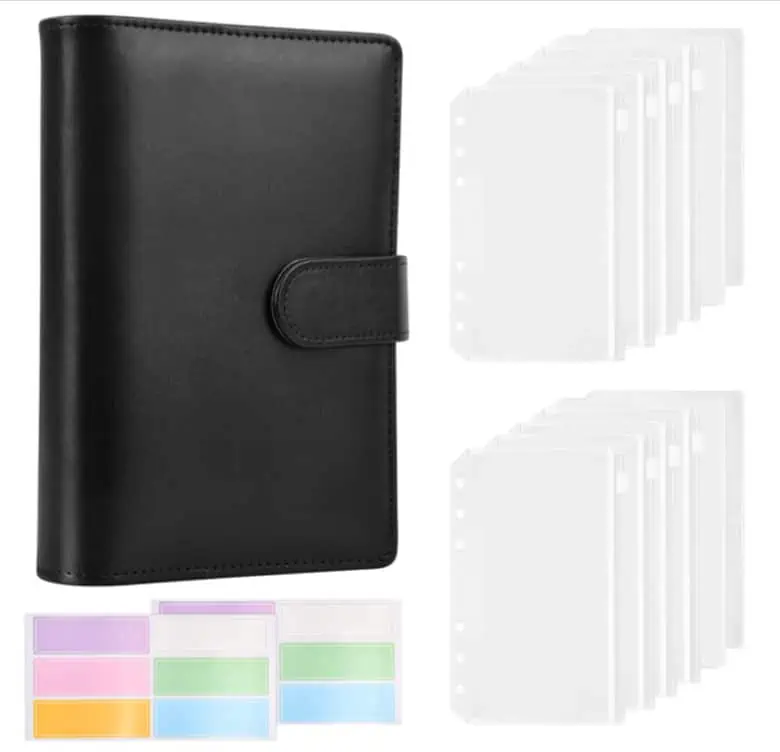 Binder Notizbuch A6, 12 Budgetblätter 12 Binder Taschen für 3,99 € inkl. Prime-Versand (statt 8,99 €)