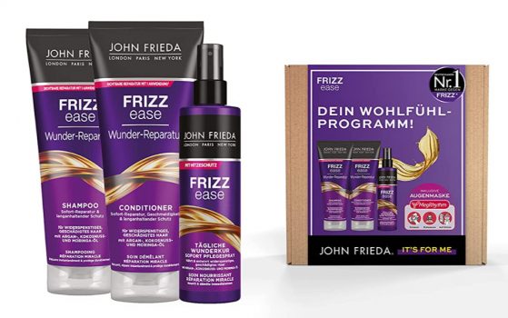 John Frieda Frizz Ease Wunder Reparatur Vorteils Set Shampoo Conditioner Sofort Pflege