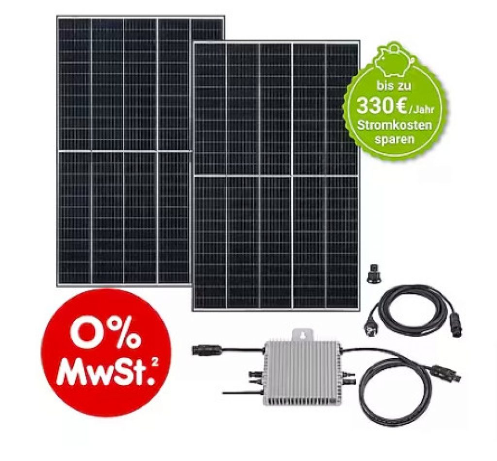 Juskys Balkonkraftwerk W Solaranlage Komplettset Photovoltaik Anlage Steckerfertig Verkauf Nur An Endverbraucher Online Kaufen Bei Netto