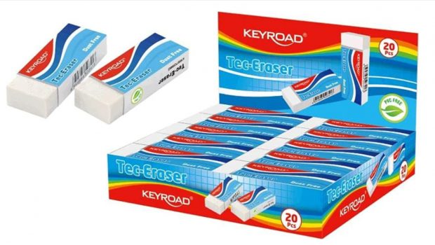 KEYROAD Radiergummi TEC Radierer für Bleistift und